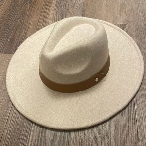 Beige Rancher Hat - Adjustable! (NWT)